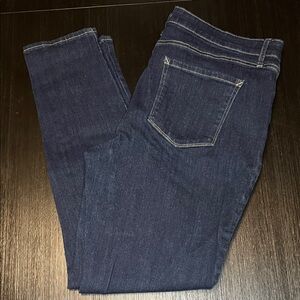 A.n.a Dark Rinse Skinny Jeans, Mid rise